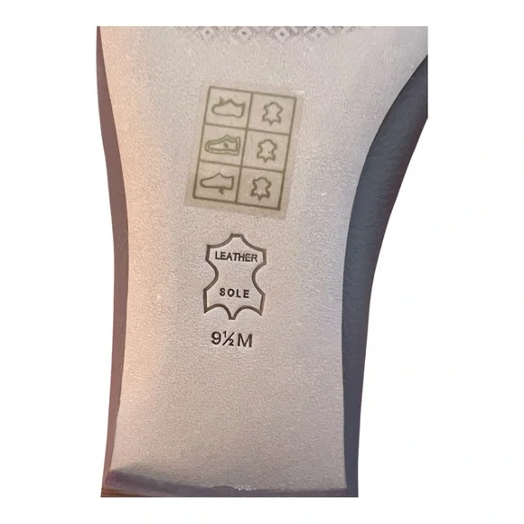 Tory Burch NIB French Gray & Gold Benton 2 Travel Ballet in leather in size 9.5 - Picture 9 of 12